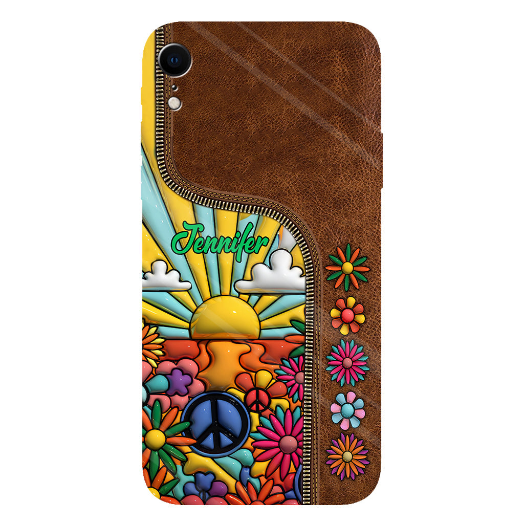 Coque de téléphone personnalisée Hippie Soul - Motif hippie intégral