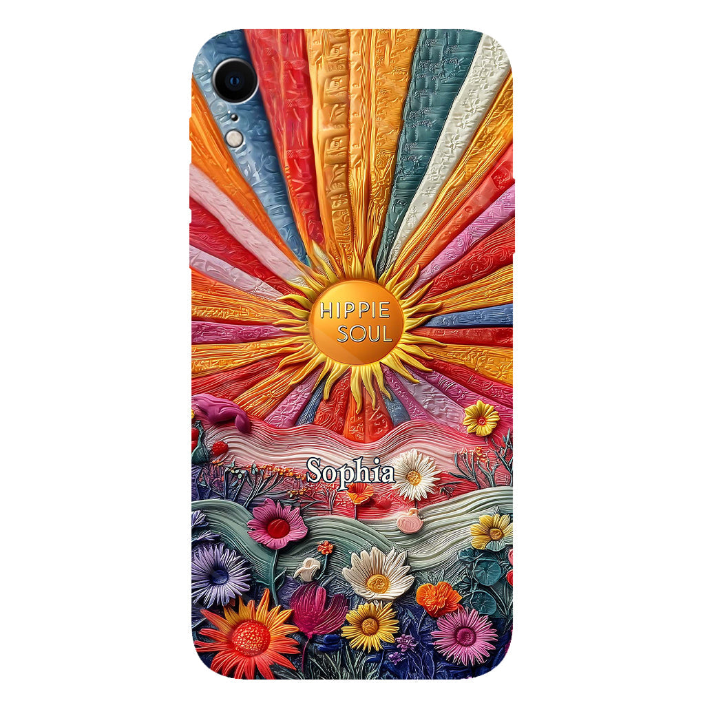 Coque de téléphone personnalisée Hippie Soul - Motif hippie intégral