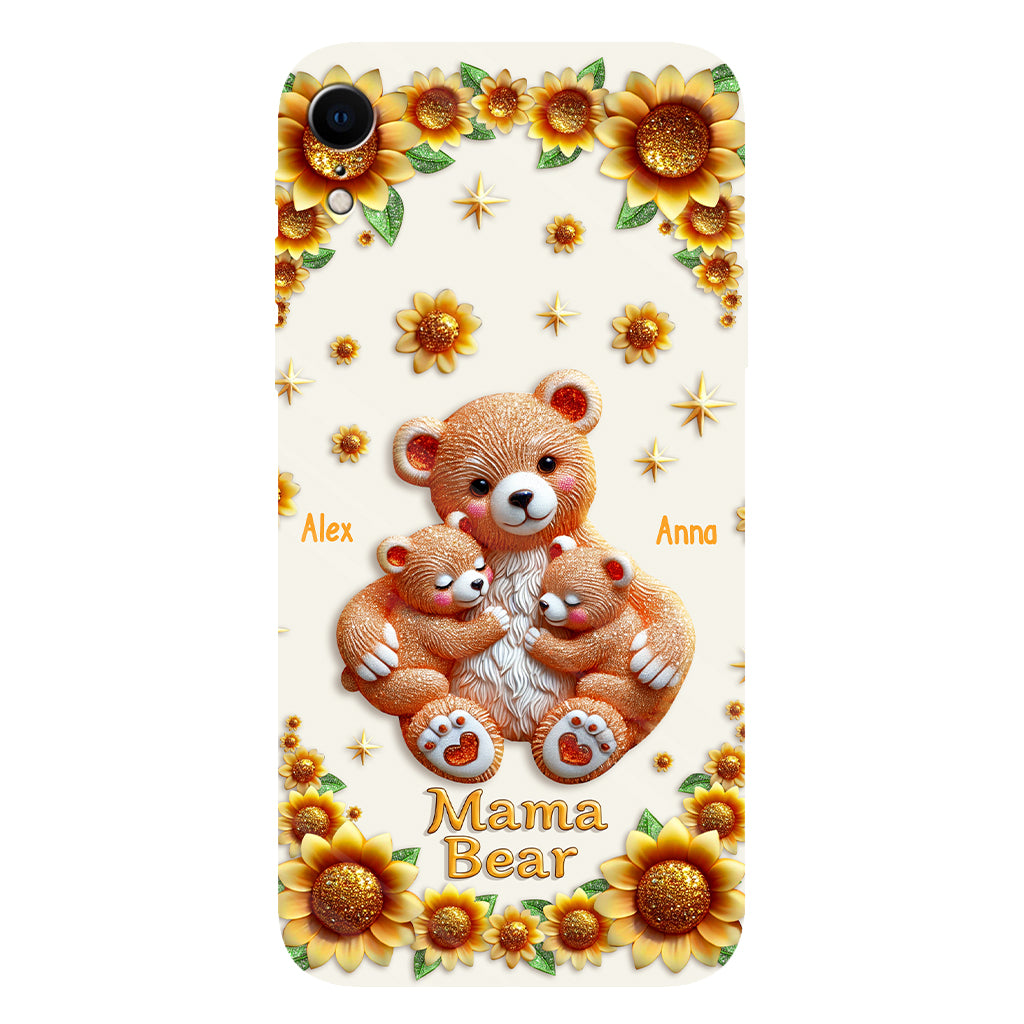 Mama Bear - Personalized Mother Full Print Phone Case