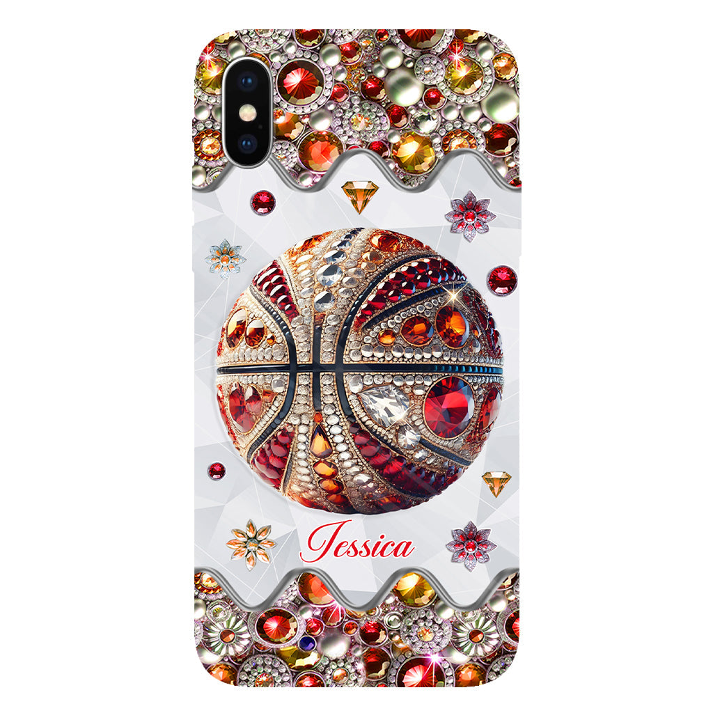 Passionné de basketball - Coque de téléphone personnalisée avec imprimé intégral de basketball