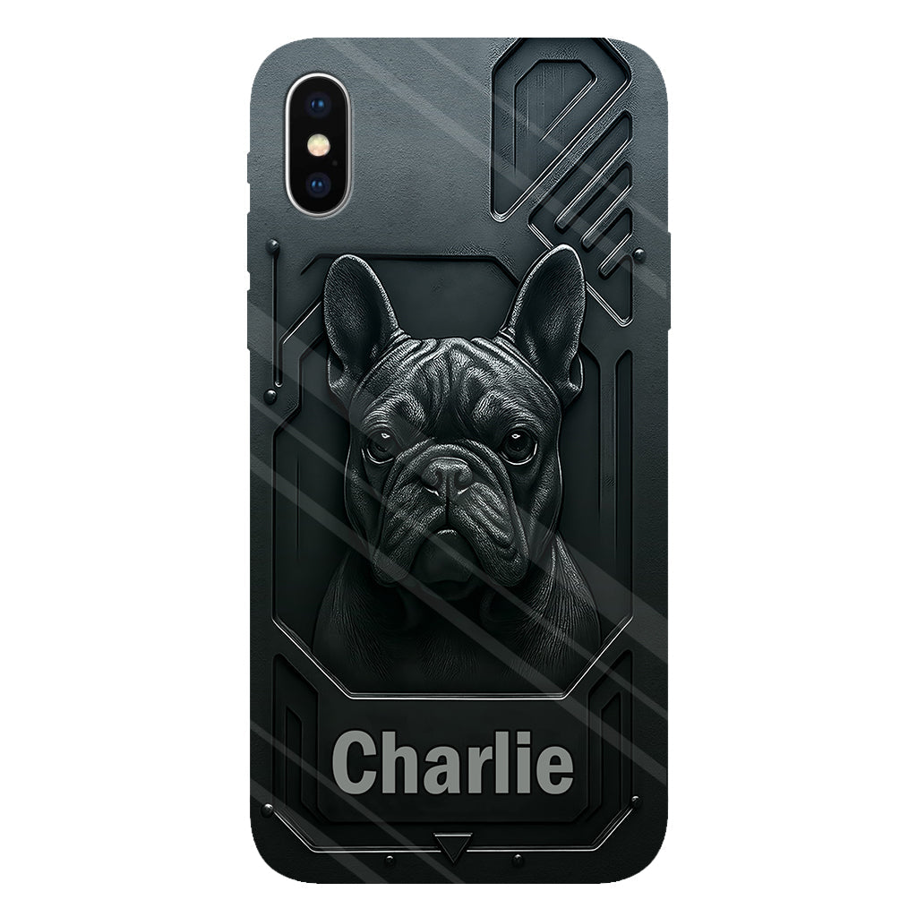 Beste Hundemama/Hundepapa – Personalisierte Handyhülle mit Hundemotiv