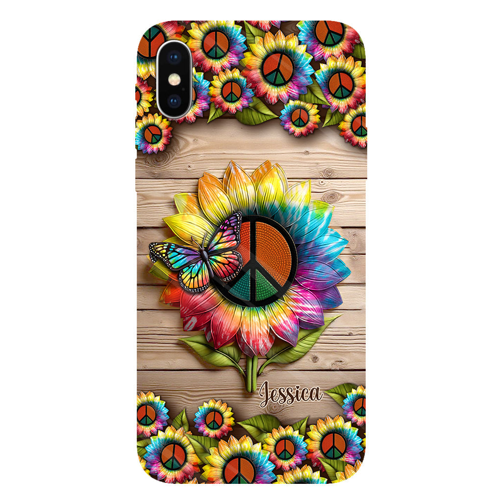 Hippie Soul – Personalisierte Handyhülle mit Hippie-Vollbilddruck