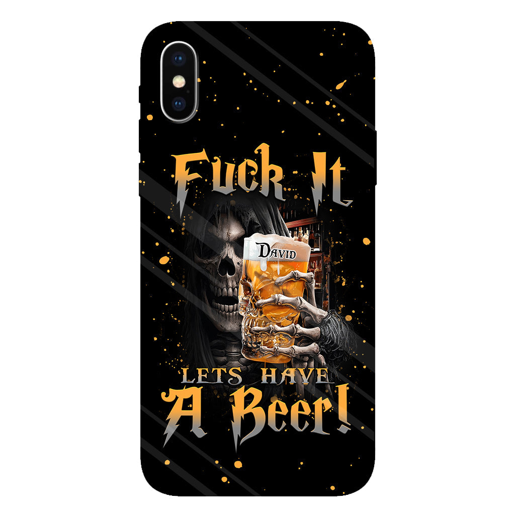 Prenons une bière ! - Coque de téléphone personnalisée avec impression intégrale sur le thème de la bière