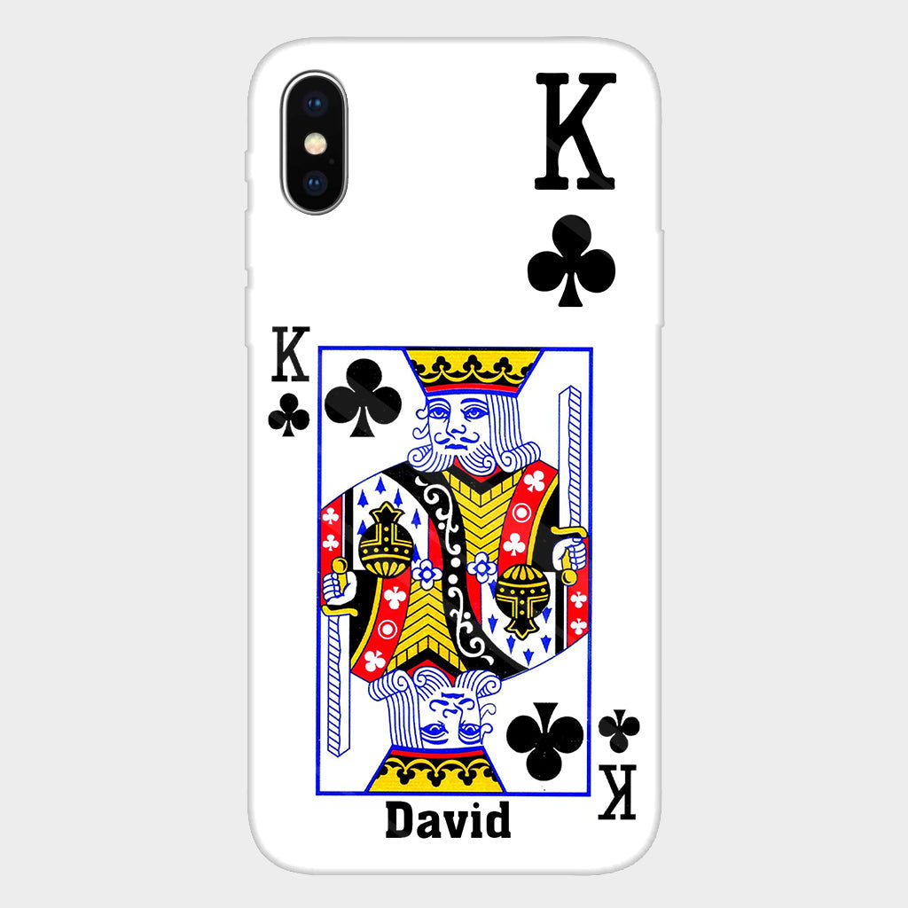 King And Queen - Personalized Couple Full Print Phone Case