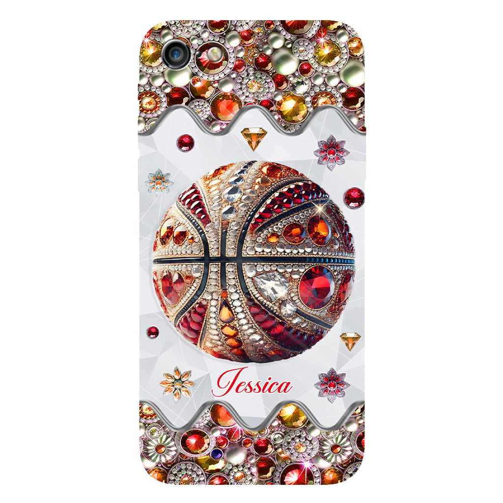 Passionné de basketball - Coque de téléphone personnalisée avec imprimé intégral de basketball