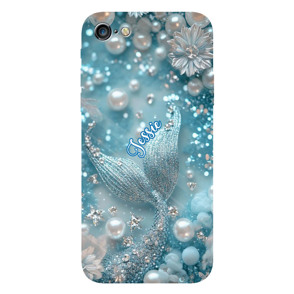 Petite plage salée - Coque de téléphone personnalisée pour amoureux de la mer avec impression intégrale