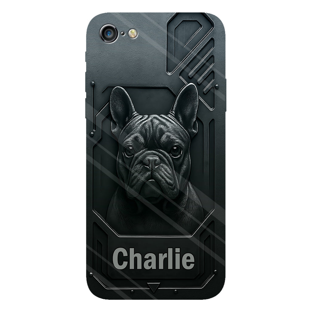 Beste Hundemama/Hundepapa – Personalisierte Handyhülle mit Hundemotiv