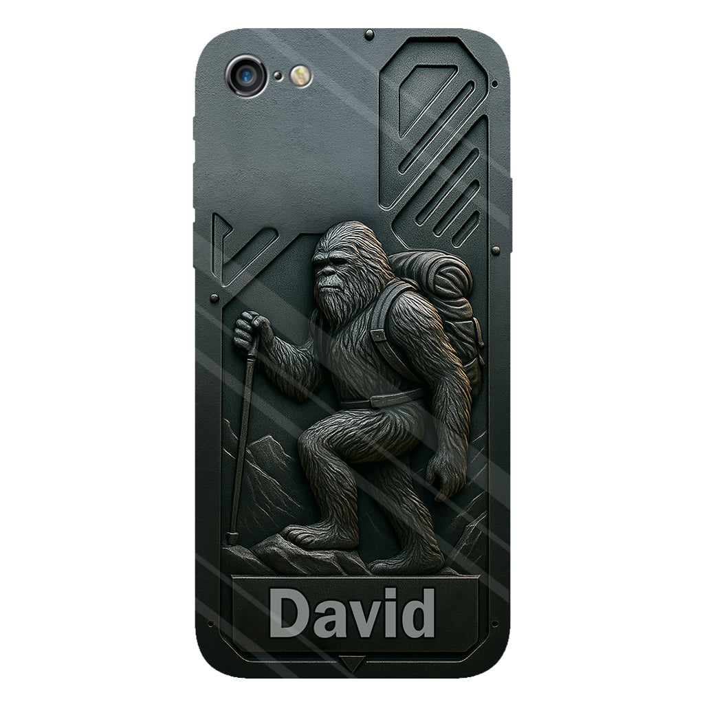 Sasquatch - Coque de téléphone personnalisée avec motif intégral de randonnée