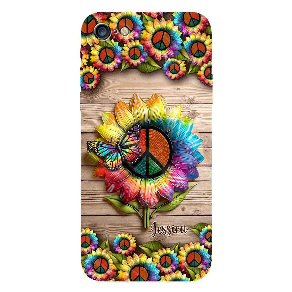 Hippie Soul – Personalisierte Handyhülle mit Hippie-Vollbilddruck