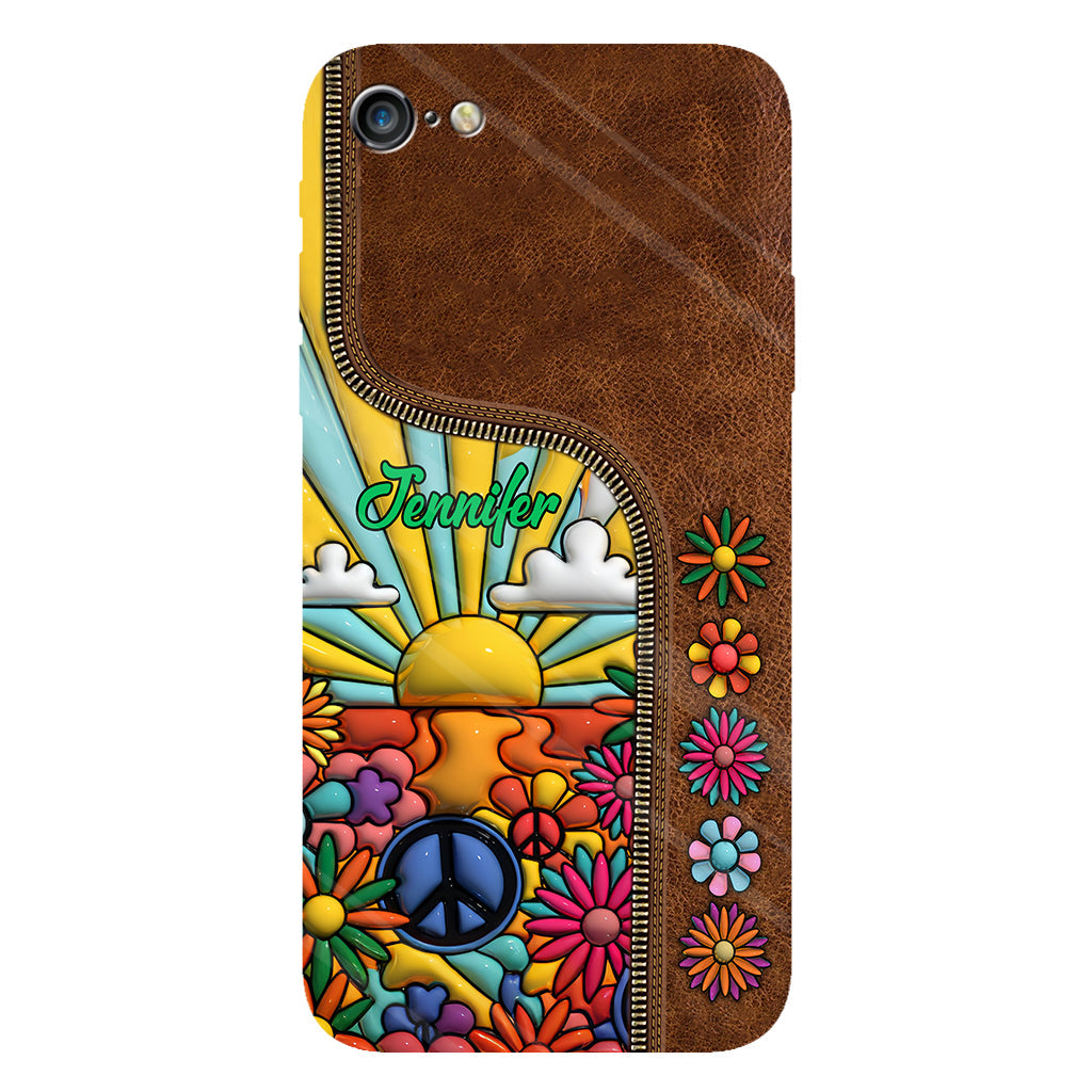 Coque de téléphone personnalisée Hippie Soul - Motif hippie intégral
