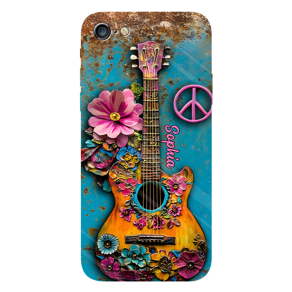 Coque de téléphone personnalisée Hippie Soul - Motif hippie intégral