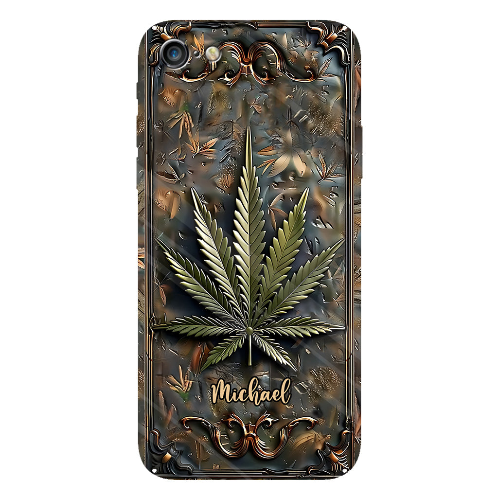 High Life – Personalisierte Handyhülle mit Weed-Motiv