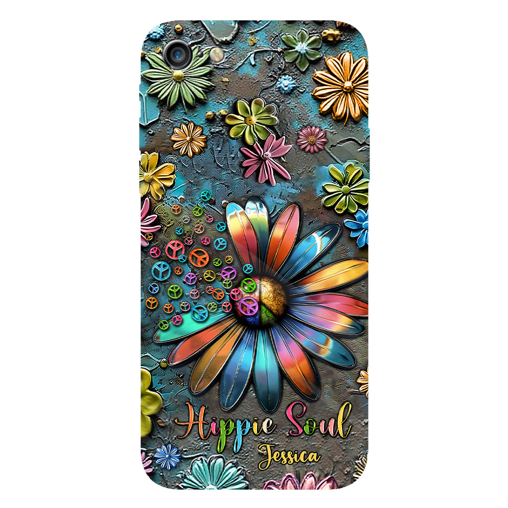 Hippie Soul – Personalisierte Handyhülle mit Hippie-Vollbilddruck