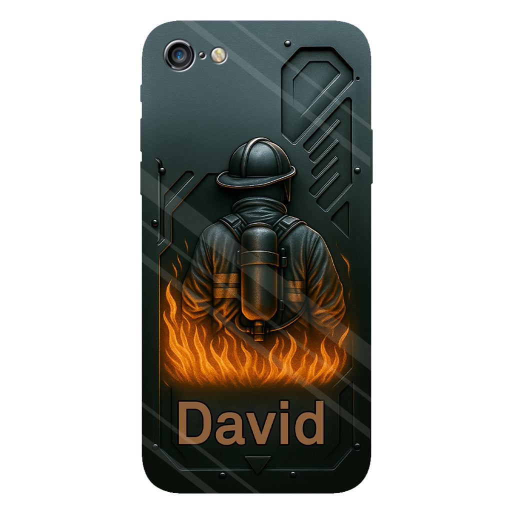 The Strone One - Coque de téléphone personnalisée avec impression intégrale sur le thème des pompiers
