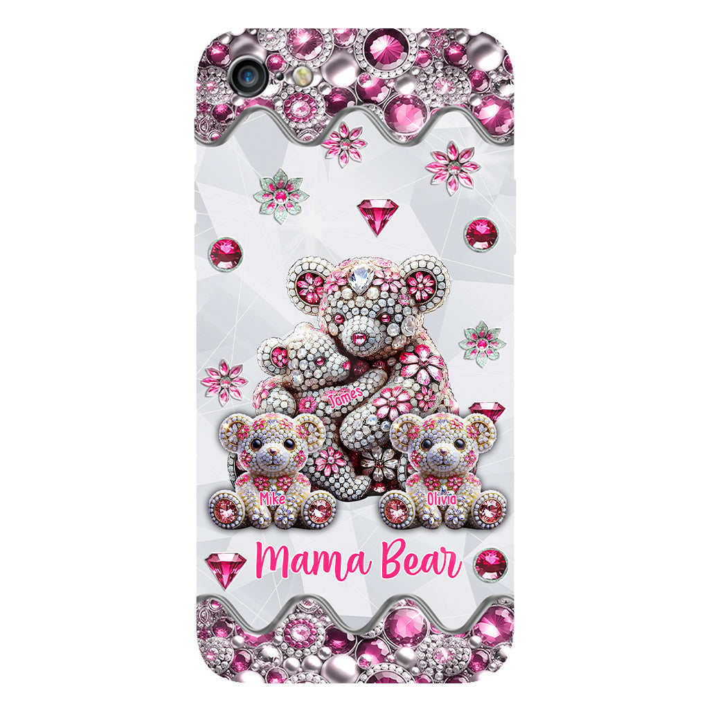 Mama Bear Gift For Mom, Grandma,.. - Personalized Mother Full Print Phone Case
