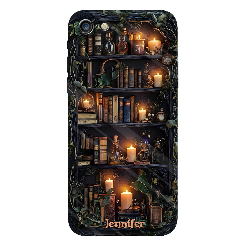 Bookself - Étui de téléphone personnalisé avec livre imprimé intégralement