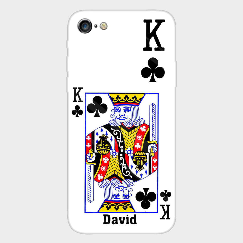 King And Queen - Personalized Couple Full Print Phone Case