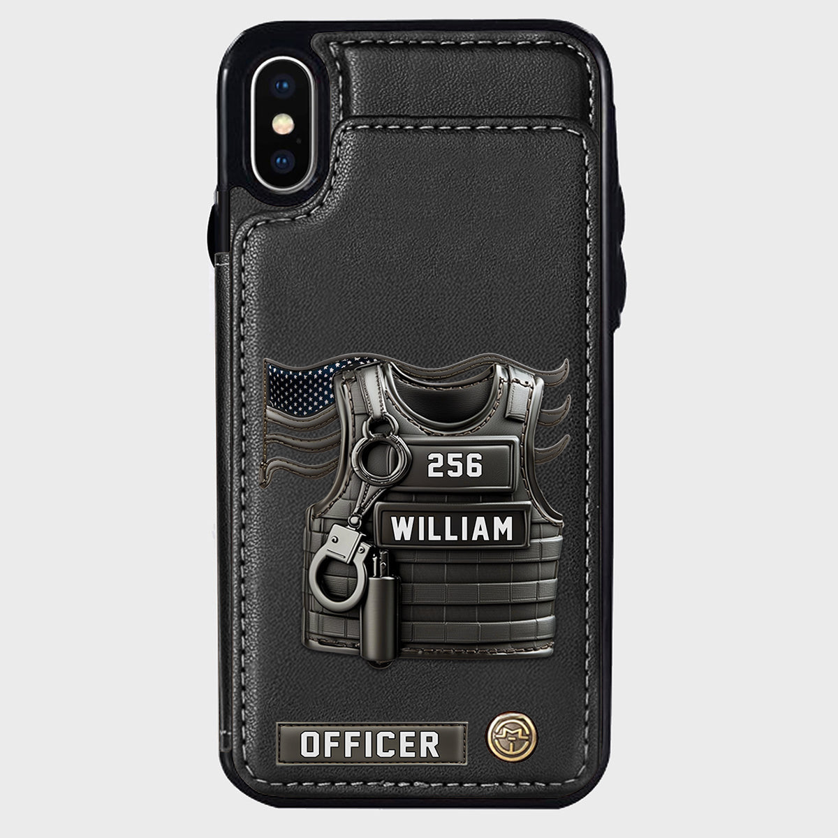 Dienen und Schützen – Personalisierte Handyhülle im Polizei-Look