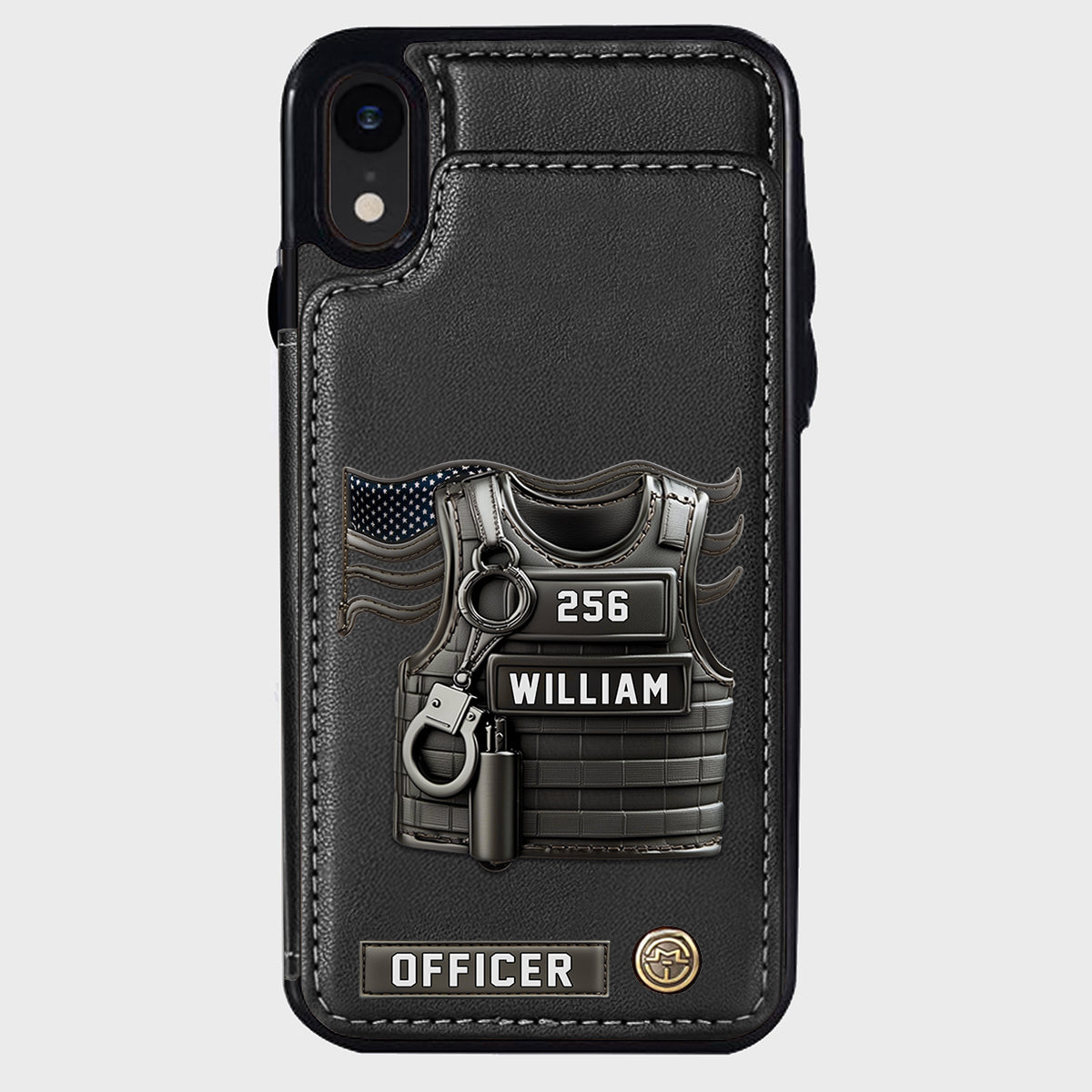 Dienen und Schützen – Personalisierte Handyhülle im Polizei-Look