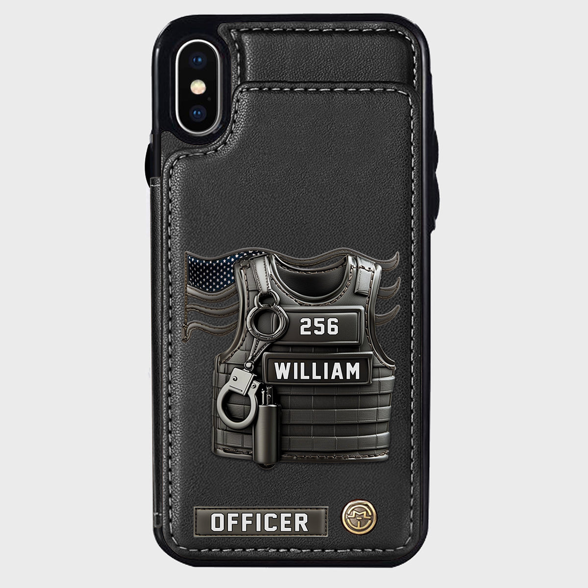 Dienen und Schützen – Personalisierte Handyhülle im Polizei-Look