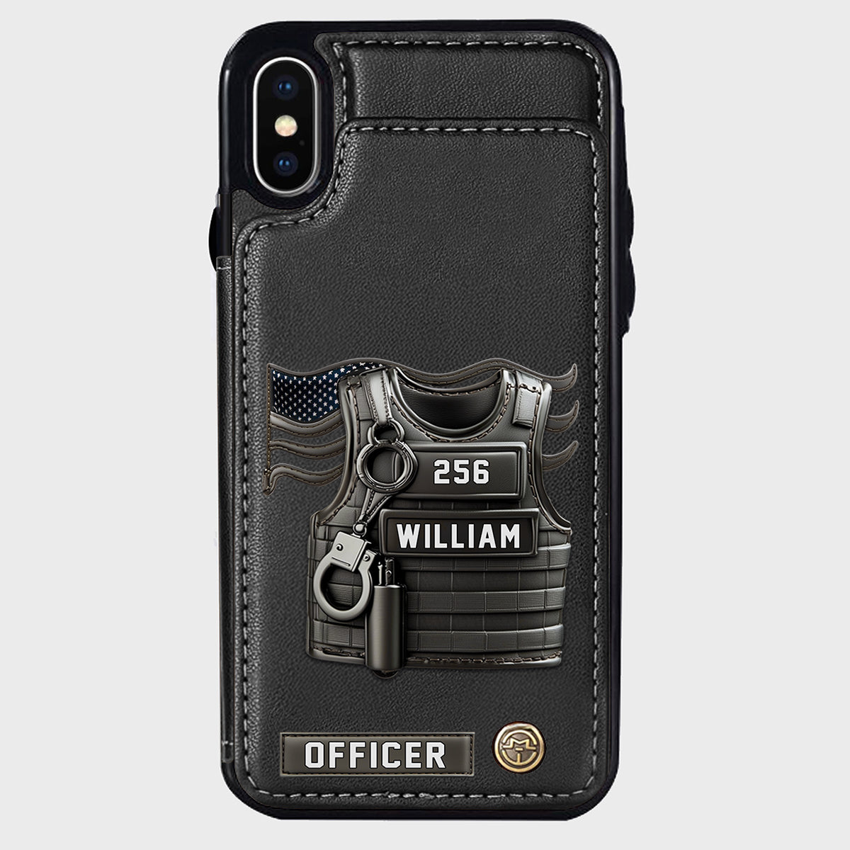 Dienen und Schützen – Personalisierte Handyhülle im Polizei-Look