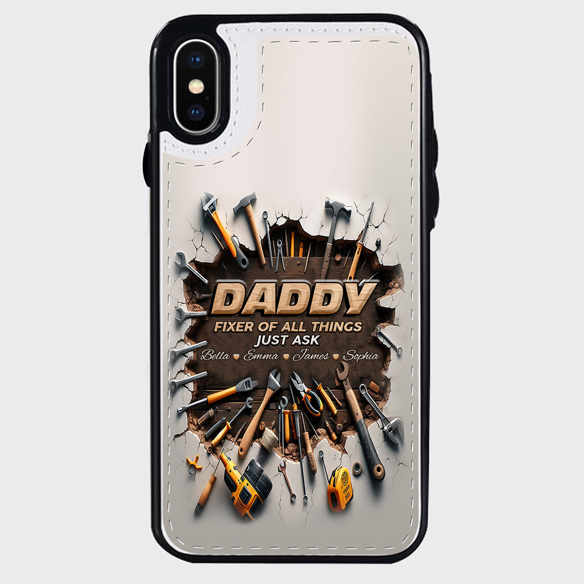 Fixer Of All Things - Personalized Father Foldable Wallet Phone Case