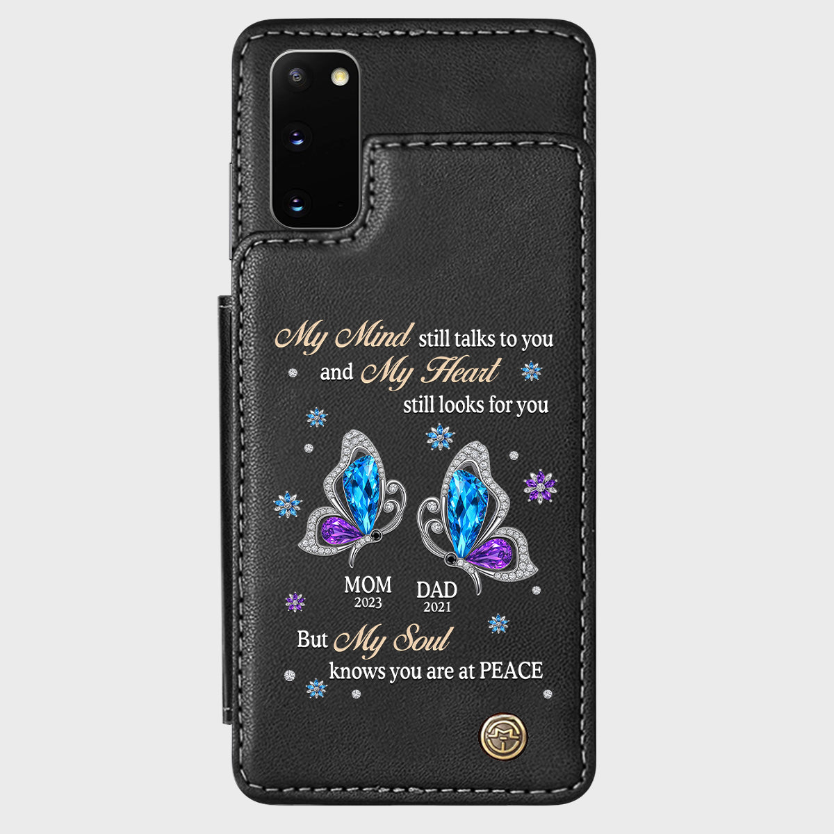 I Love You Forever - Personalized Memorial Wallet Phone Case