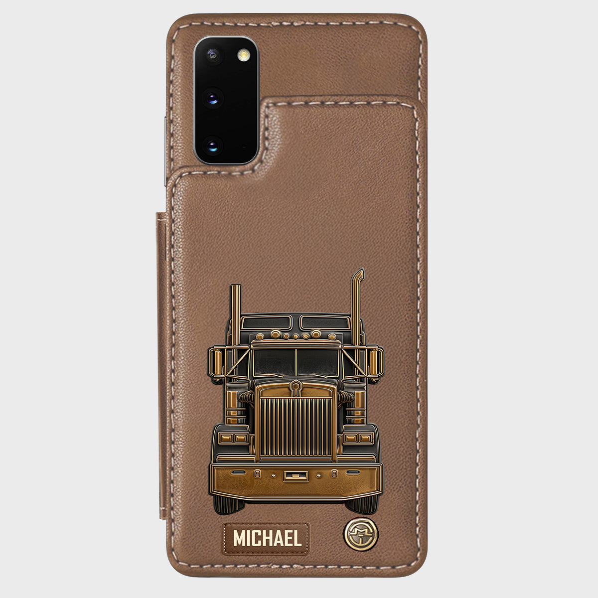 Étui portefeuille personnalisé pour chauffeur routier