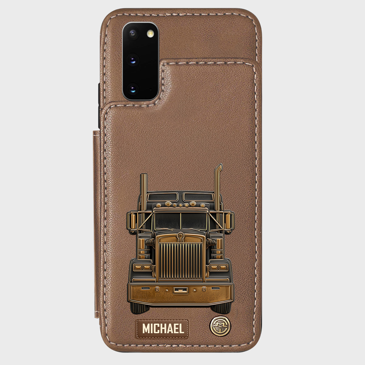 Étui portefeuille personnalisé pour chauffeur routier
