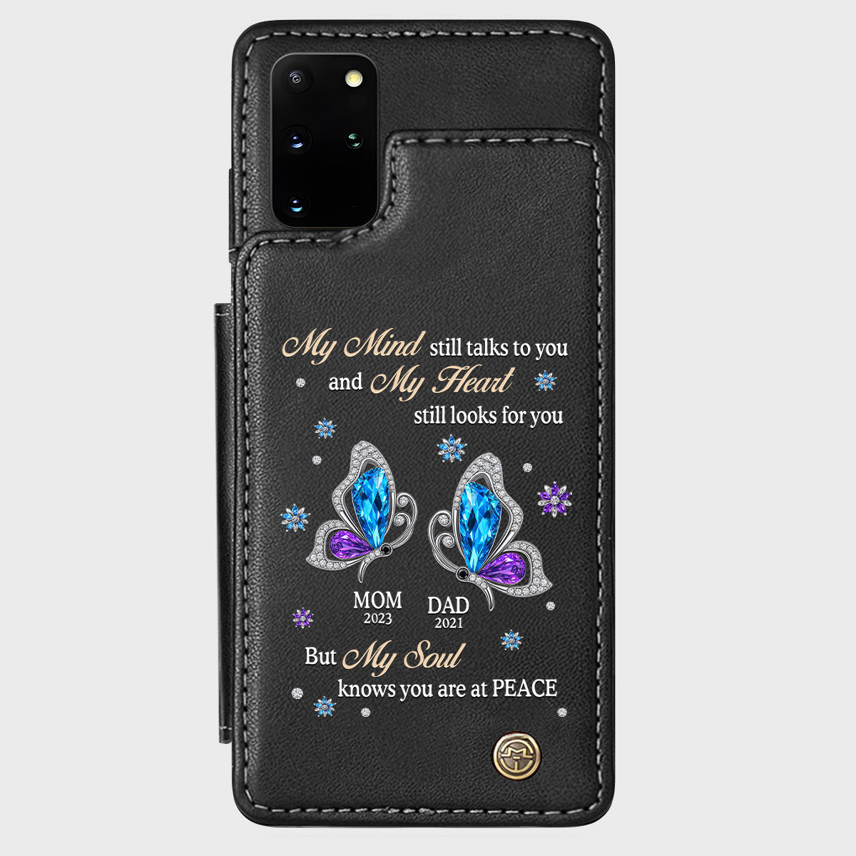 I Love You Forever - Personalized Memorial Wallet Phone Case