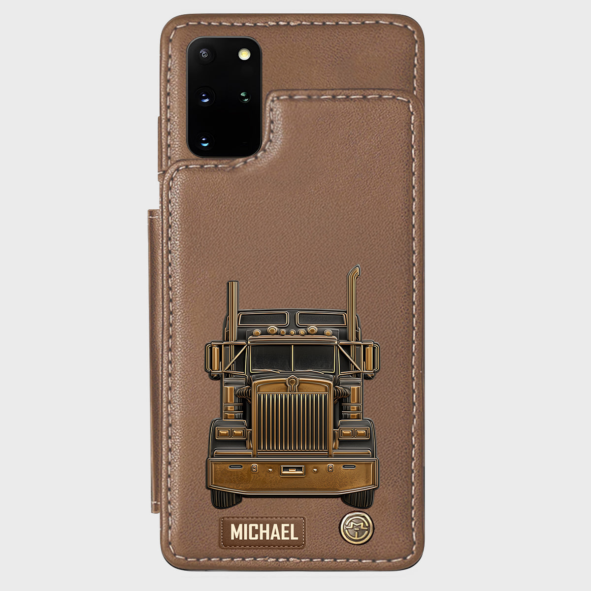 Étui portefeuille personnalisé pour chauffeur routier