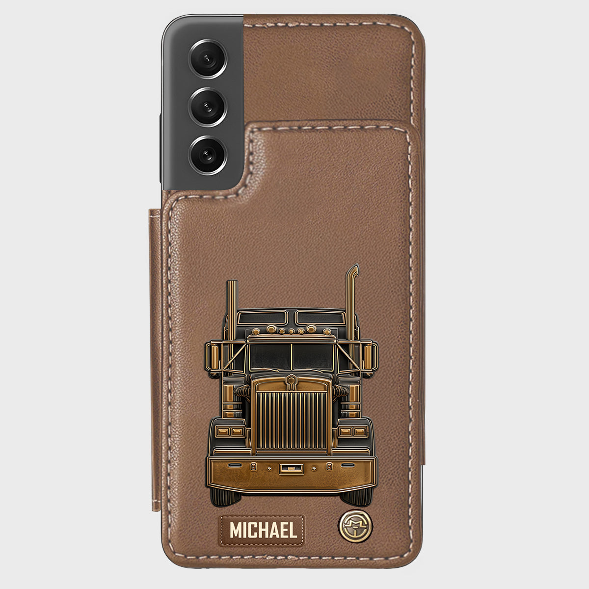 Étui portefeuille personnalisé pour chauffeur routier