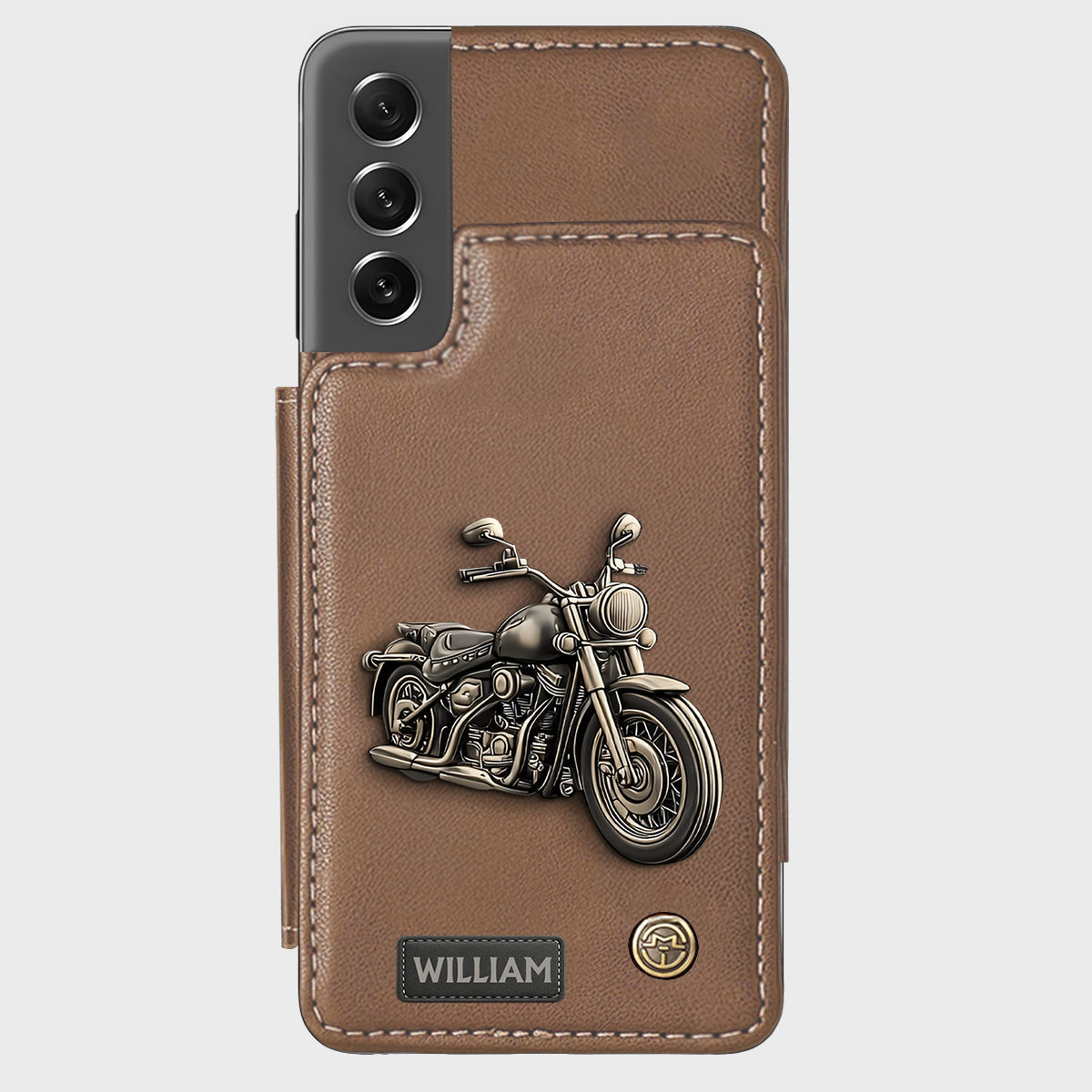 Étui portefeuille personnalisé pour motard passionné