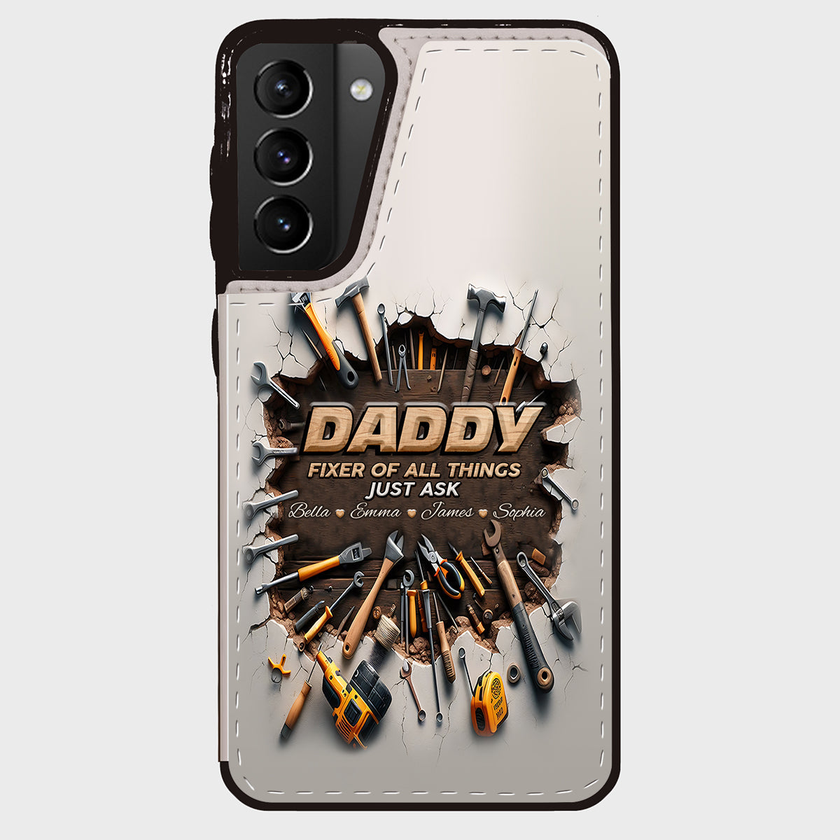 Fixer Of All Things - Personalized Father Foldable Wallet Phone Case