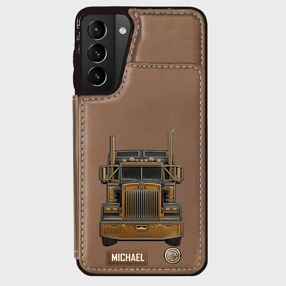 Étui portefeuille personnalisé pour chauffeur routier