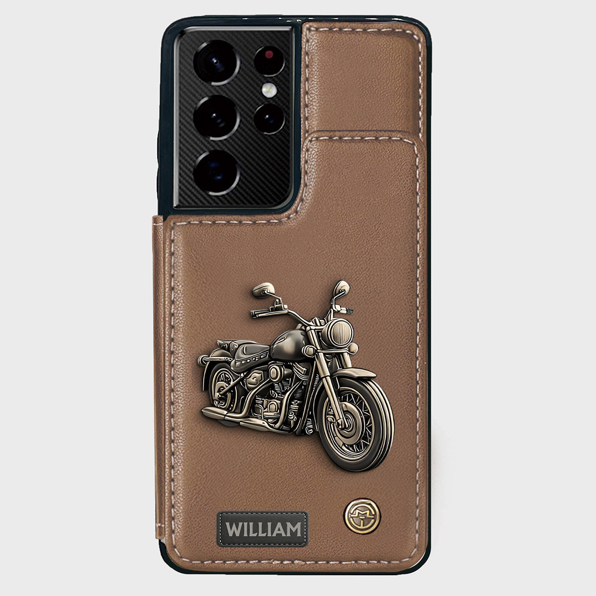 Étui portefeuille personnalisé pour motard passionné