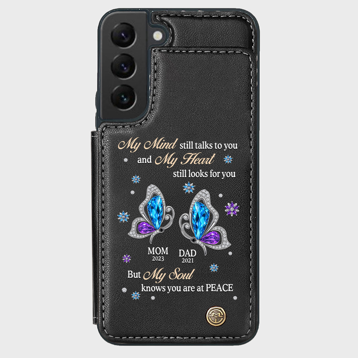I Love You Forever - Personalized Memorial Wallet Phone Case
