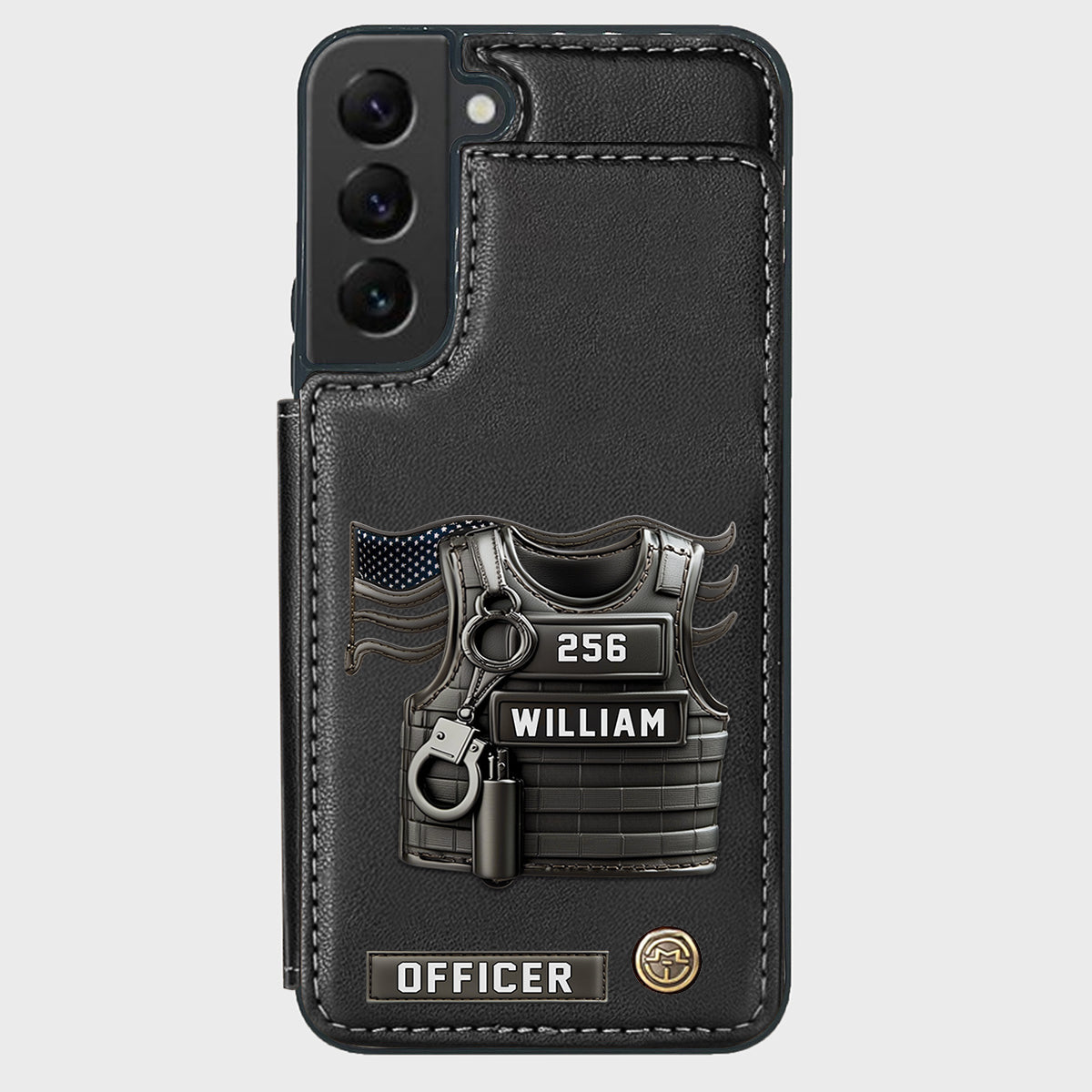 Dienen und Schützen – Personalisierte Handyhülle im Polizei-Look