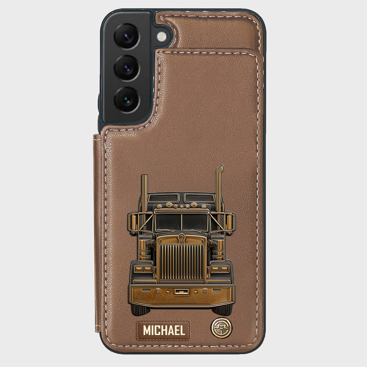 Étui portefeuille personnalisé pour chauffeur routier