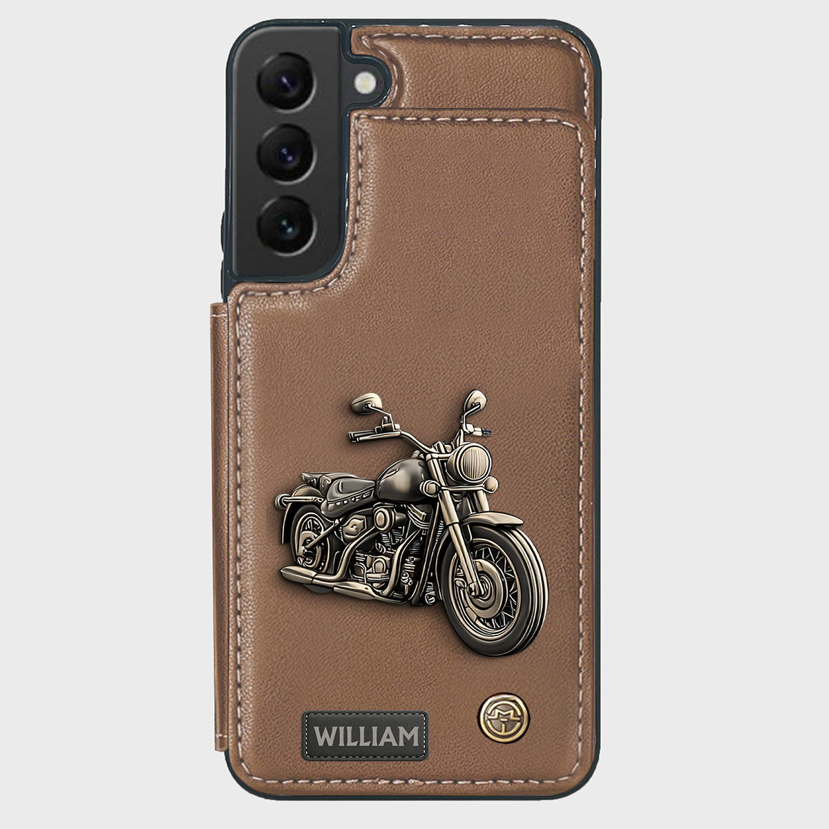 Étui portefeuille personnalisé pour motard passionné