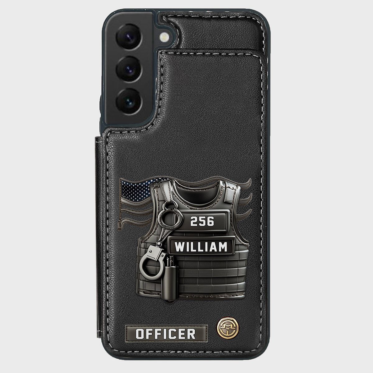 Dienen und Schützen – Personalisierte Handyhülle im Polizei-Look