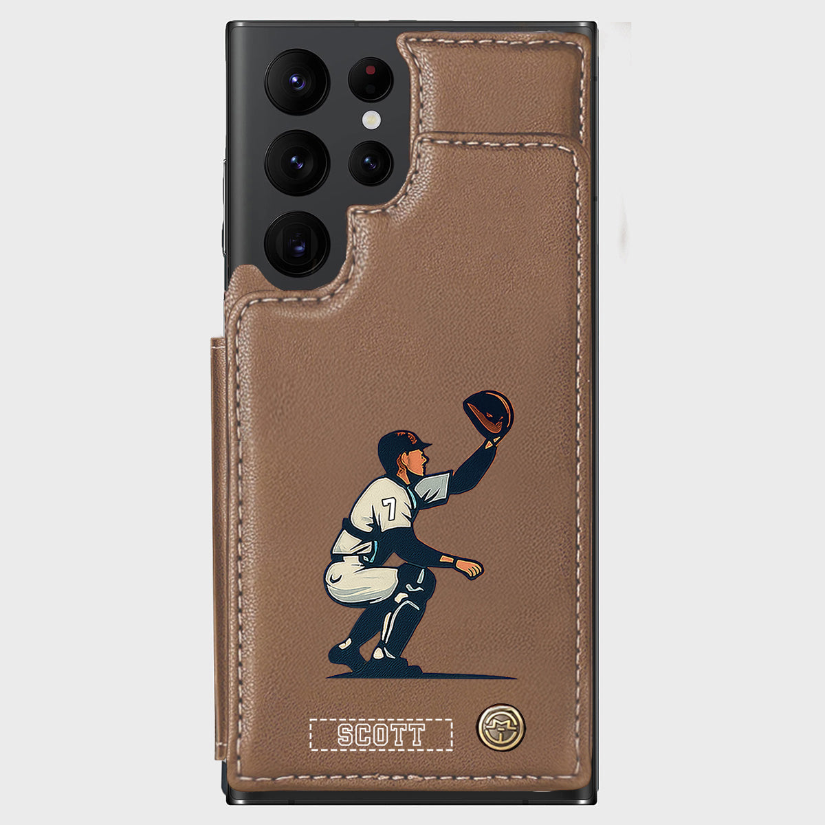 Tis Baseball Season - Personalized Baseball Wallet Phone Case