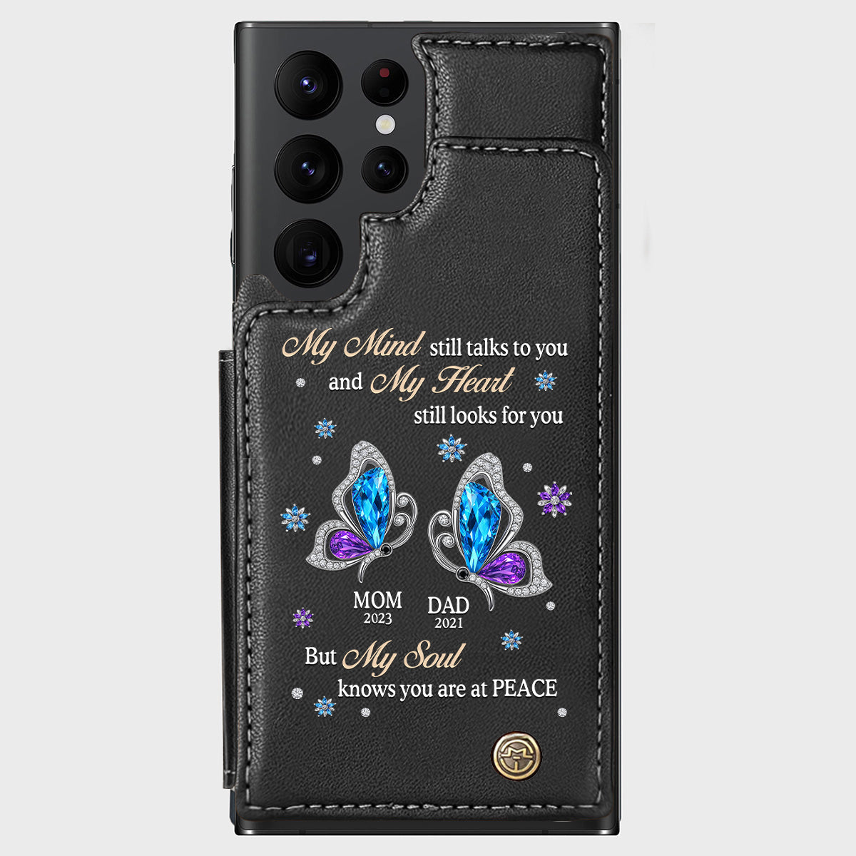 I Love You Forever - Personalized Memorial Wallet Phone Case