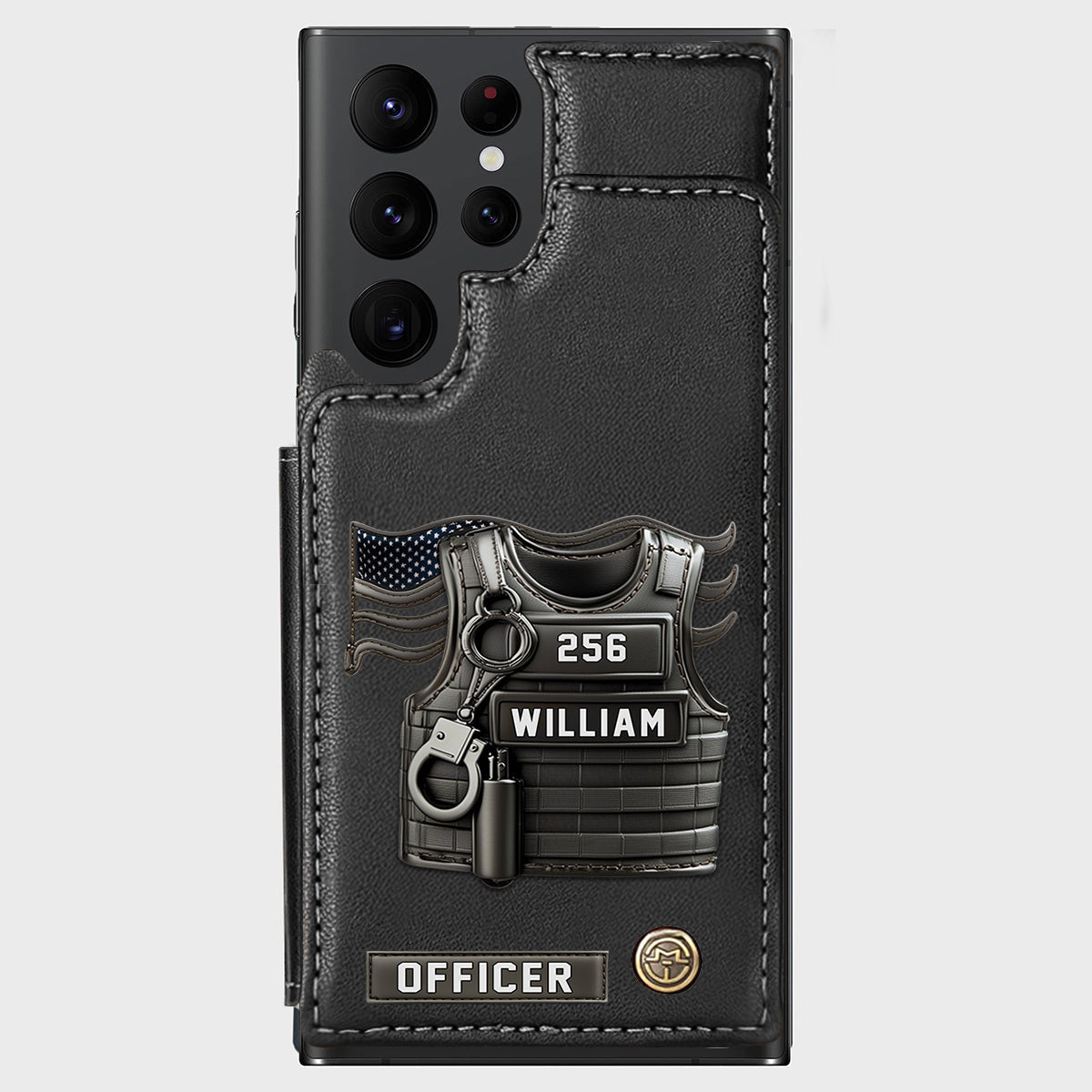 Dienen und Schützen – Personalisierte Handyhülle im Polizei-Look