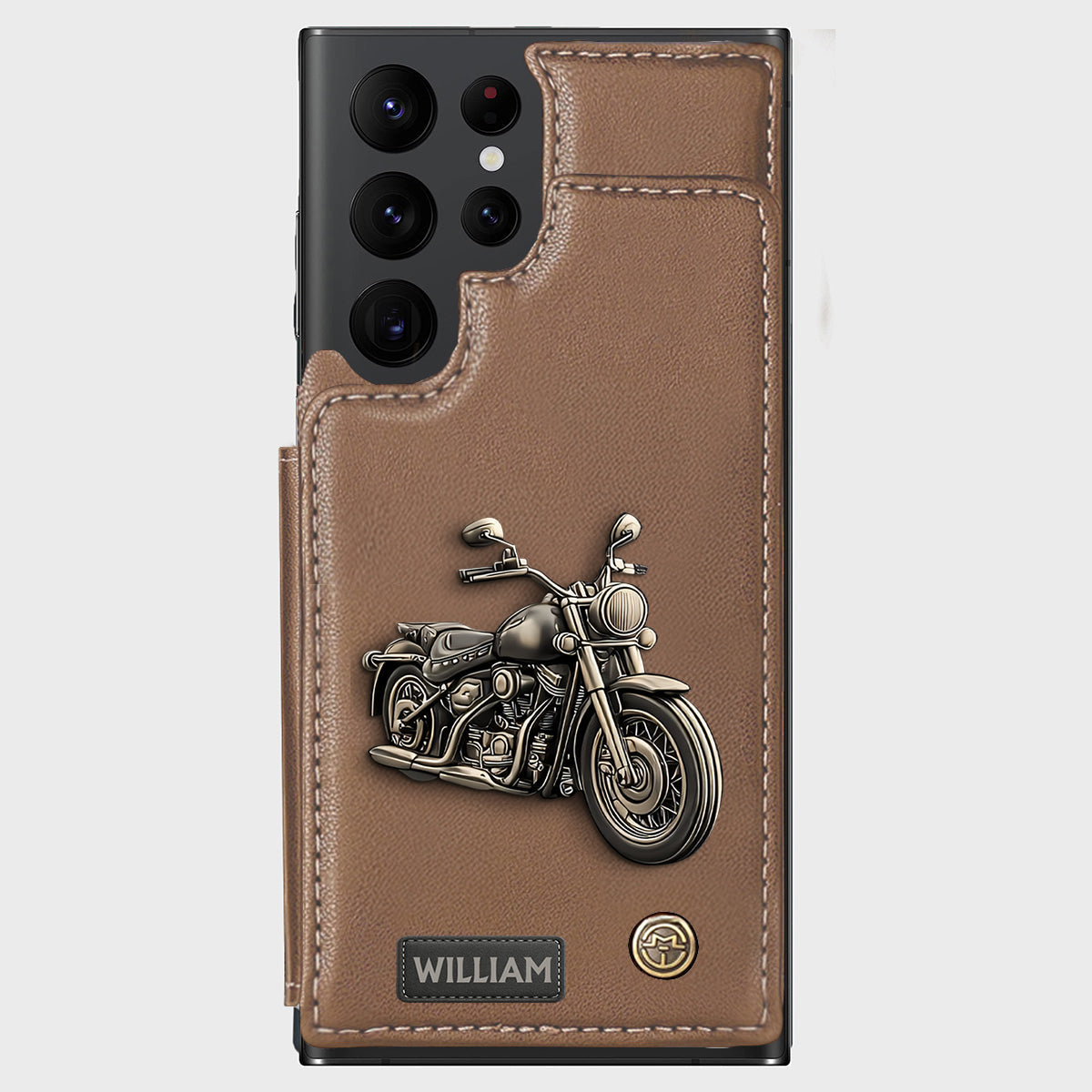 Étui portefeuille personnalisé pour motard passionné