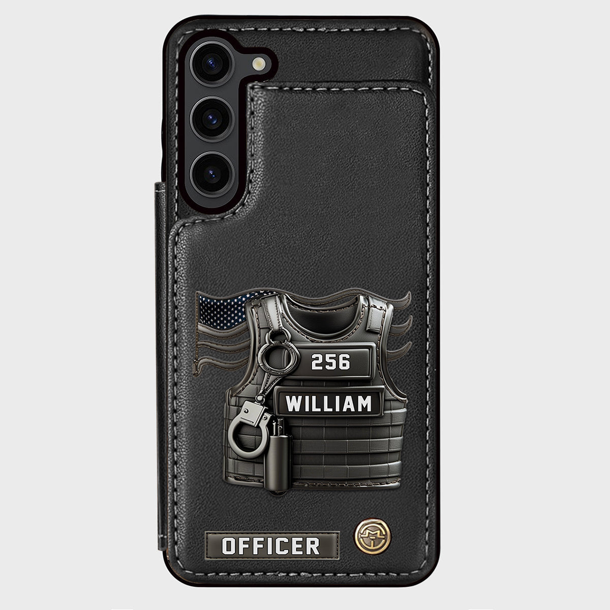 Dienen und Schützen – Personalisierte Handyhülle im Polizei-Look