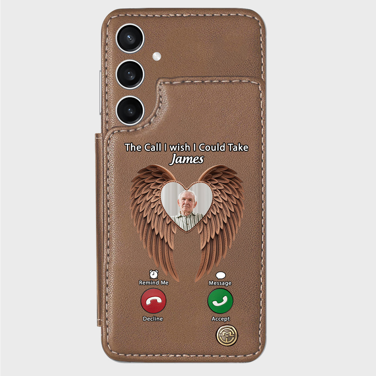 The Call I Wish I Could Take - Personalized Memorial Wallet Phone Case