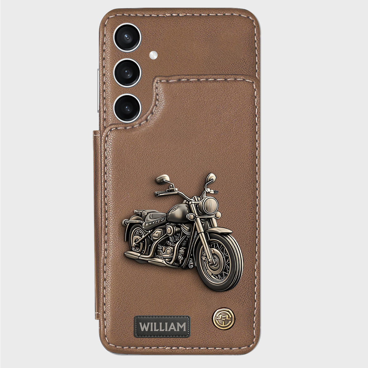 Étui portefeuille personnalisé pour motard passionné