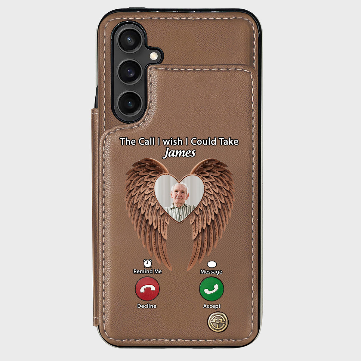 The Call I Wish I Could Take - Personalized Memorial Wallet Phone Case