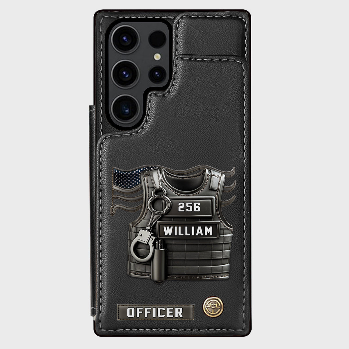Dienen und Schützen – Personalisierte Handyhülle im Polizei-Look